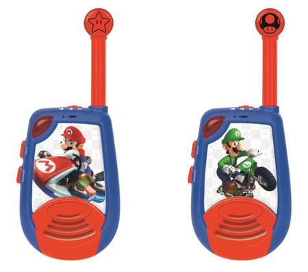 Krótkofalowki Walkie-talkie Mario Kart z funkcją alfabetu Morse'a TW25NI