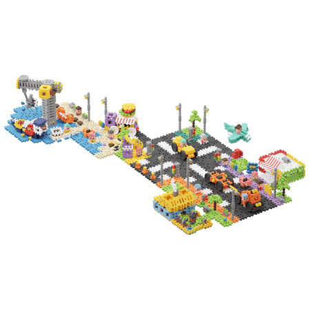 Klocki konstrukcyjne Waffle mini City Food Truck 148 elementów