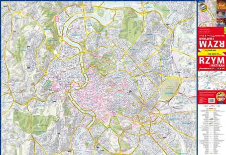 Rzym i Watykan mapa samochodowa 1:12 000 papier 2024