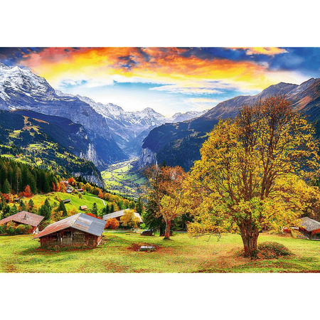 Puzzle 1000 Malownicza alpejska wioska 10775