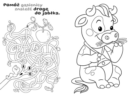 Zwierzątka. Baw się i koloruj