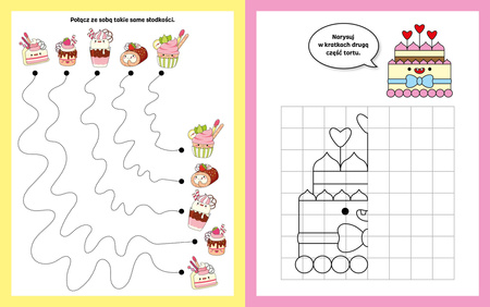 Kawaii z flamastrem. Pyszności