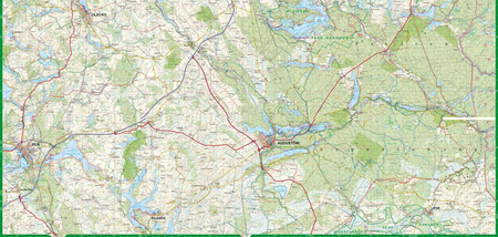 Suwalszczyzna mapa turystyczna 1:85 000 laminat 2024