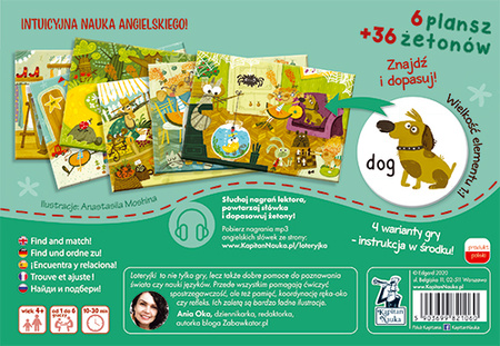 Gra loteryjka Angielski Pierwsze słowa Kapitan Nauka