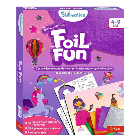 Skillmatics zestwa kreatywny  Foil Fun Jednorożce i Księżniczki