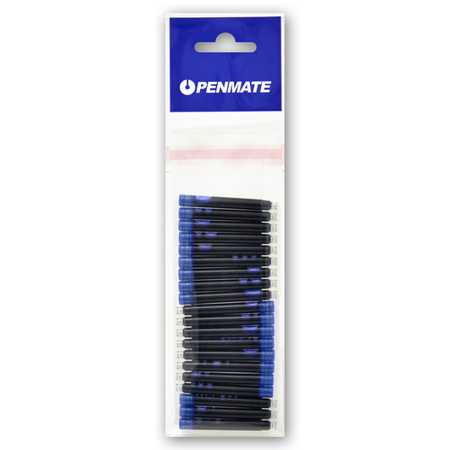 Penmate nabój atramentowy virtuo niebieski w opakowaniu 20 szt.