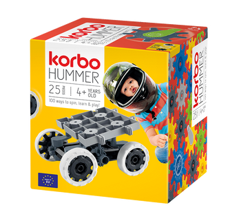 Klocki Korbo Hummer 25 elementów grey