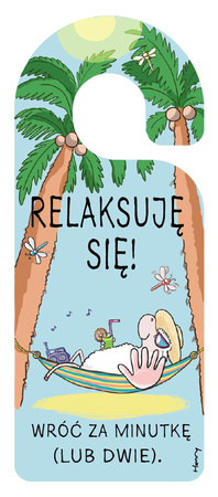 Zawieszka na klamkę Relaks