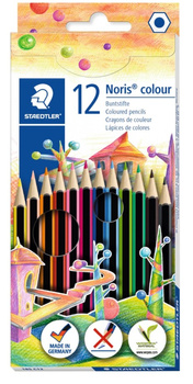 Kredki sześciokątne Noris 12 kolorów Staedtler