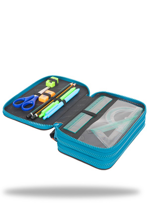 Piórnik 3-komorowy z wyposażeniem Coolpack Jumper 3 fossil