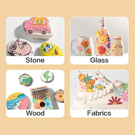 Markery akrylowe 12 szt.mix kolorów