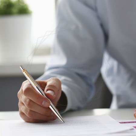 Długopis Parker Jotter Stainless Steel GT niebieski 1953182