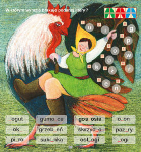 PUS Miała Baba Koguta Doskonalenie słuchu fonemowego, czytania i pisania 4