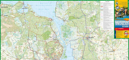 Okolice Szczecina mapa turystyczna 1:75 000 laminat 2024