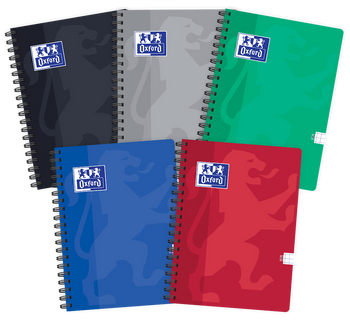 Kołozeszyt A4 80k kratka Oxford ESSE 1 szt. mix