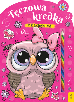 Sowa. Tęczowa kredka