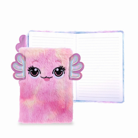 Pluszowy notatnik A5 80k.1szt.mix