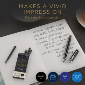 Paczka naboje do pióra wiecznego Parker niebieskie wymazywalne 5 sztuk 1950383