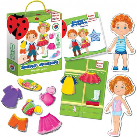 Gra magnetyczna Snappy Dressers Ubieranka RK2110-02