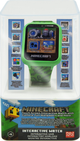 Zegarek Smartwatch 10 funkcji Minecraft MIN4045