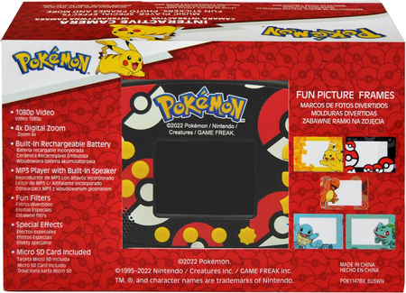 Kamera Interaktywna Pokemon 1080p MP3 player SD card POKC3000