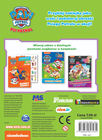 Pieski na farmie. Psi Patrol. Wzory i Kolory