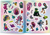 Mattel Monster High 100 brokatowych naklejek NB-1501
