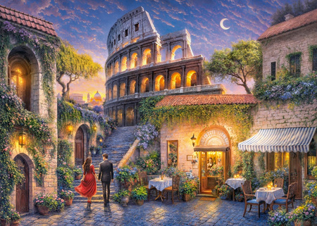 Puzzle 1000 CherryPazzi Romantic Rome 30714 