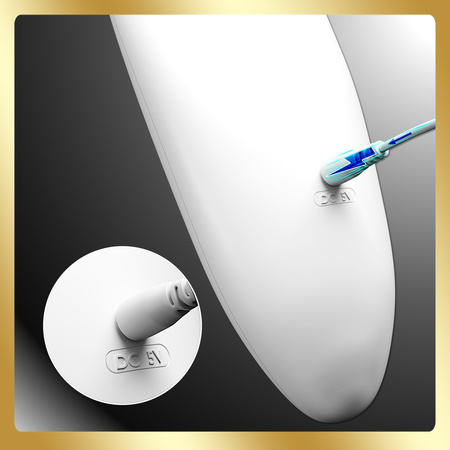 Szczoteczka do twarzy LUMIENO SONIC perłowa + żel do skóry problematycznej