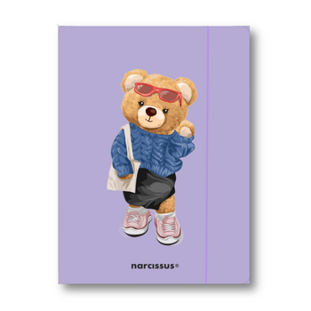 Teczka A4 z gumką Teddies Misia