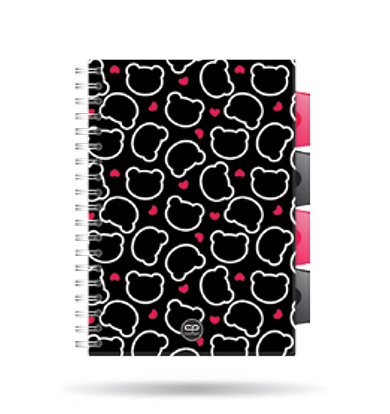 Kołozeszyt A5 100k kratka PP Coolpack bear