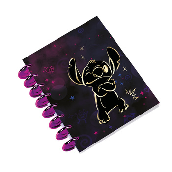 Kołobrulion A5 Disney Gold Stitch big ring 100 kartek wzór 1