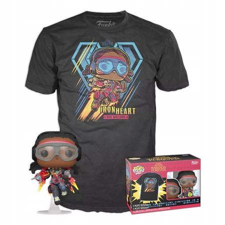 T-shirt i figurka Black Panther Ironheart Funko Pop