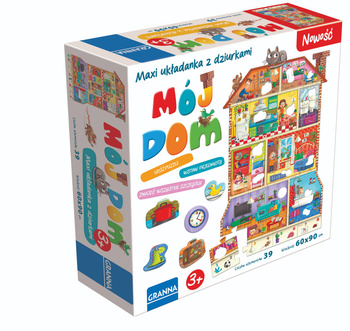 Układanka z dziurkami Maxi Mój Dom