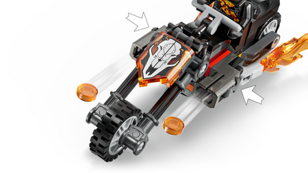 Lego Super Heroes Spider-Man kontra Ghost Rider na motocyklu 76335