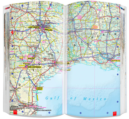 USA Część zachodnia 3w1 przewodnik + atlas + mapa