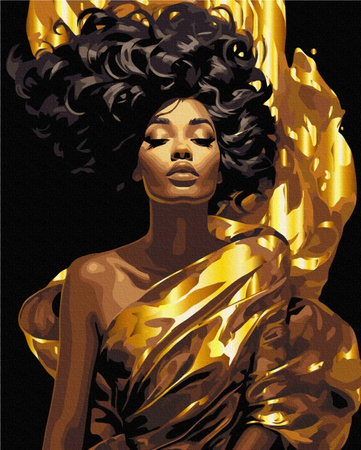 Malowanie po numerach BRUSHME 40x50 cm Ubrana w promień