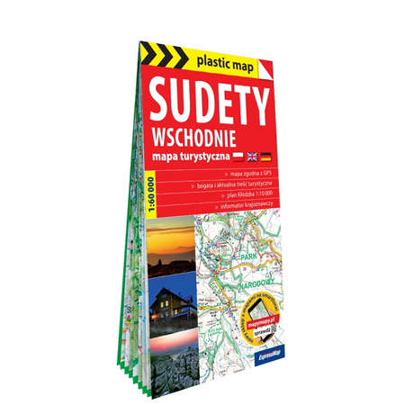 Sudety Wschodnie mapa turystyczna 1: 60 000 foliowana 2023