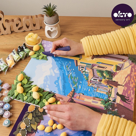 Zestaw kreatywny do malowania i modelowania 3D Cytrynowy Weekend