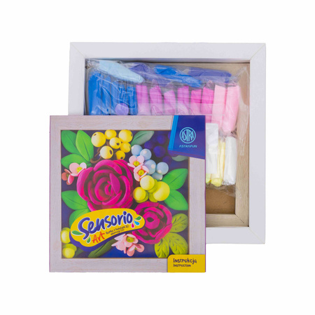 Masa plastyczna Sensorio Art Róże z ramką 30 kolorów