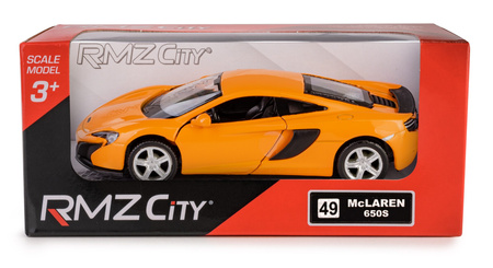 RMZ City McLaren 650S pomarańczowy w skali 1:32