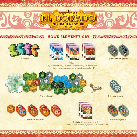 Gra Wyprawa do El Dorado Mokradła i smoki dodatki