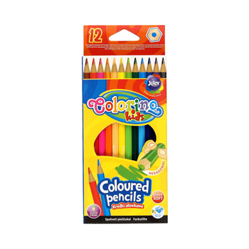 Kredki ołówkowe heksagonalne Colorino Kids  12 kolorów