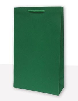 Torebki prezentowe jednobarwna T4 zielona 10 sztuk
