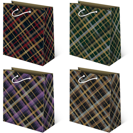 Torebki ozdobne T8A-23 Avantgarde kratki szkockie 10 sztuk