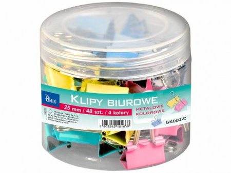 Klipy 25 mm Tetis 48 sztuk