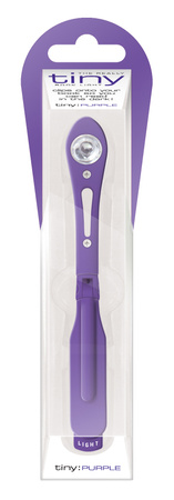 Lampka do książki purpurowa