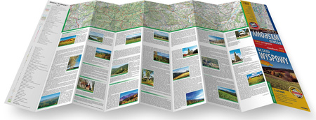 Beskid Wyspowy mapa turystyczna 1:65 000 laminat 2024