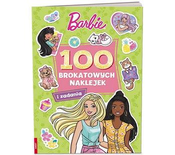Barbie 100 brokatowych naklejek NB-1101