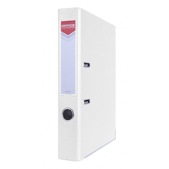 Segregator PP A4/55mm Officer z szyną Office Products biały